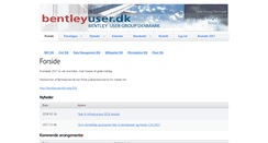 Desktop Screenshot of bentleyuser.dk