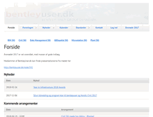 Tablet Screenshot of bentleyuser.dk